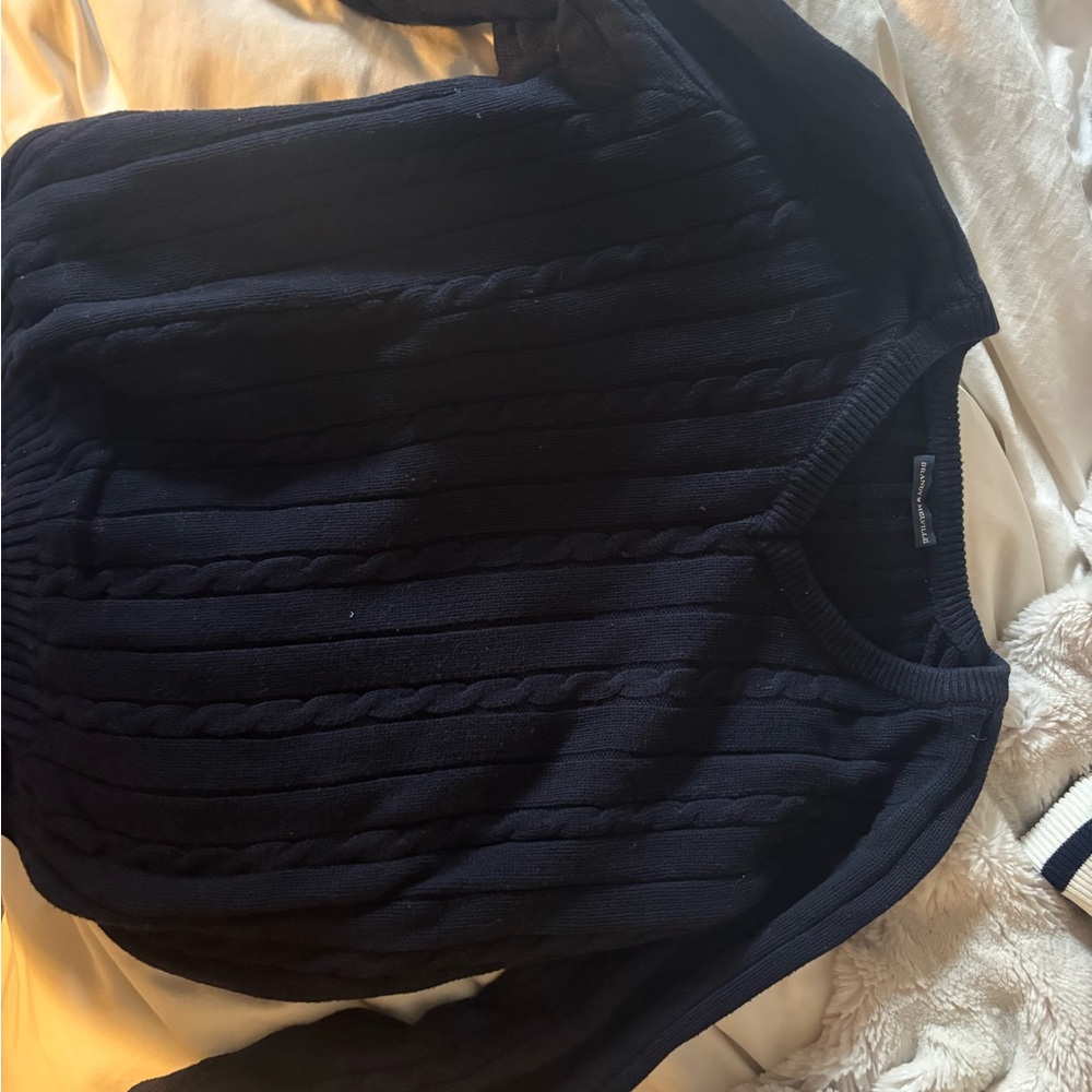 Brandy Melville Dark Blue Knit Sweater